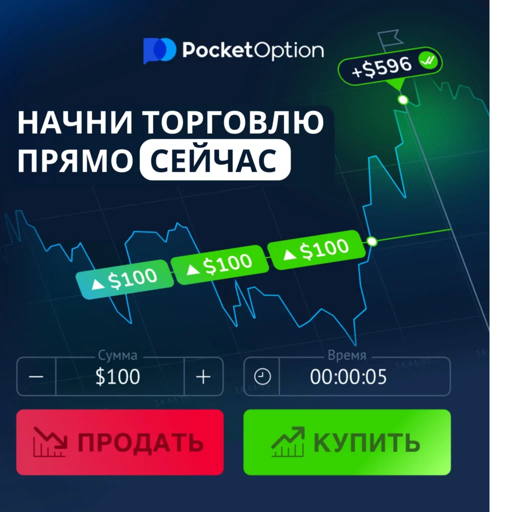 Торговля на турнире Pocket Option.